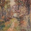 Allée du bois à l'automne roux, 1902